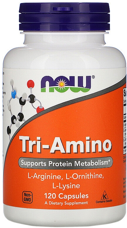 Амінокислотний комплекс "Tri-Amino" - Now Foods Tri-Amino Capsules — фото N1