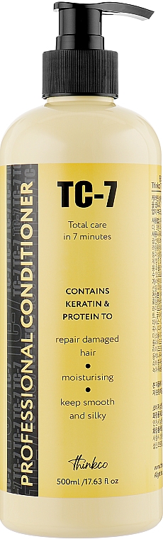 Кондиционер интенсивного действия для сухих и поврежденных волос с протеином и кератином - Thinkco TC-7 Professional Conditioner — фото N1