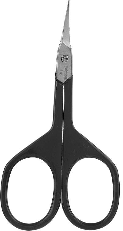 Ножницы маникюрные НМ-21, изогнутые, черные - Beauty LUXURY — фото N1