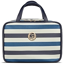 Парфумерія, косметика Косметичка - Gillian Jones Organizer Cosmeticbag With Hangup Function Dark Blue/White Stripe