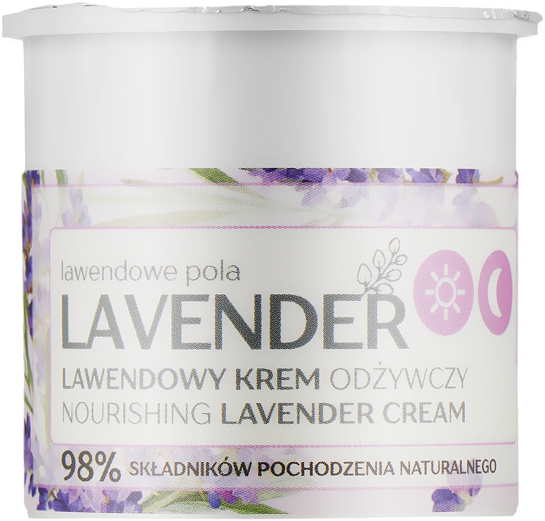 Живильний крем день-ніч з лавандою - Floslek Nourishing Lavender Cream (рефіл) — фото N1