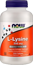 Духи, Парфюмерия, косметика Аминокислота "L-Лизин", 500 мг - Now Foods L-Lysine Tablets