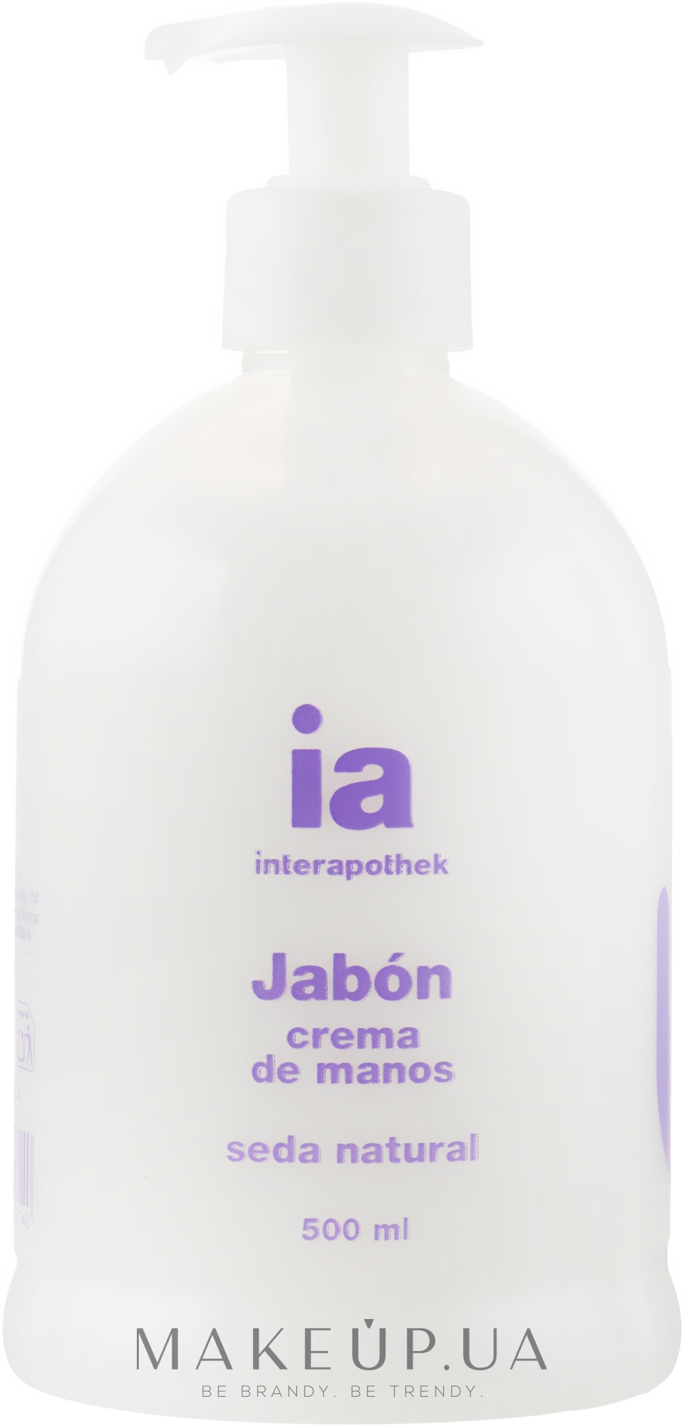 Крем-мыло для рук с экстрактом шелка - Interapothek Jabon Crema De Manos — фото 500ml