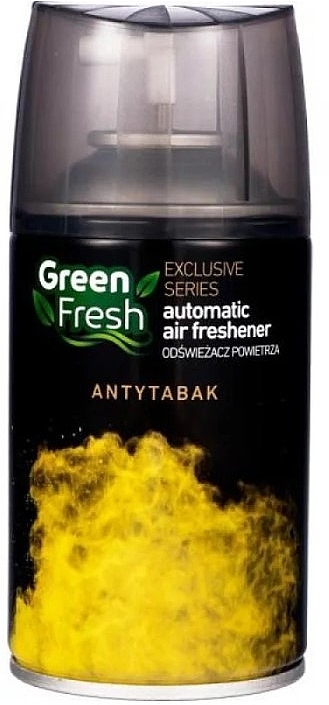 Сменный баллон для автоматического освежителя воздуха "Антитабак" - Green Fresh Automatic Air Freshener Antytabak — фото N1