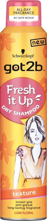 Сухий шампунь для волосся - Got2b Dry Fresh It Up Texture Shampoo — фото N1
