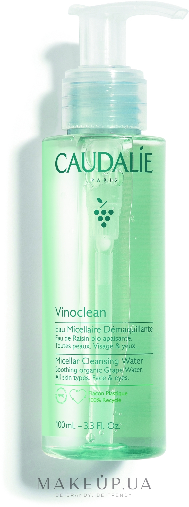 Мицеллярная вода - Caudalie Vinoclean Micellar Cleansing Water — фото 100ml