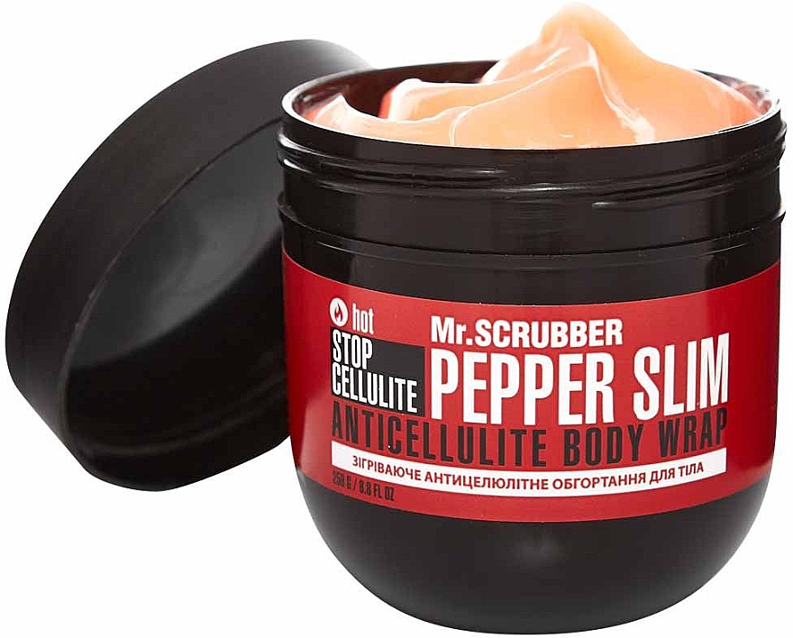 Согревающее антицеллюлитное обертывание для тела - Mr.Scrubber Hot Stop Cellulite Pepper Slim Anticellulite Body Wrap