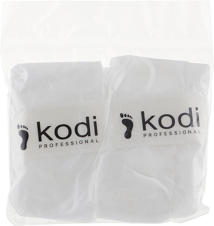 Одноразовые носочки для педикюра с кремовой эмульсией - Kodi Professional