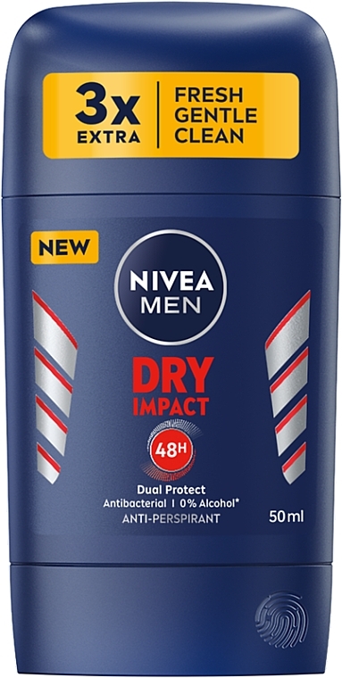 Дезодорант-стик - NIVEA MEN Stick Dry Impact 48H — фото N1