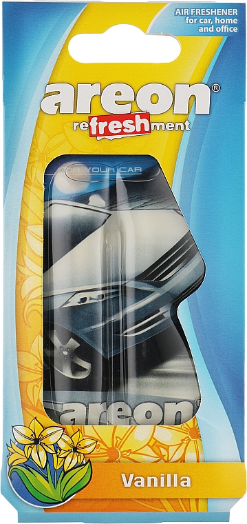 Ароматизатор для автомобиля - Areon Refreshment Liquid Gel Vanilla  — фото N1