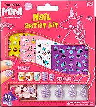 Набор накладных ногтей на клеевой основе - Kiss imPRESS Kids Nail Artist Kit — фото N1