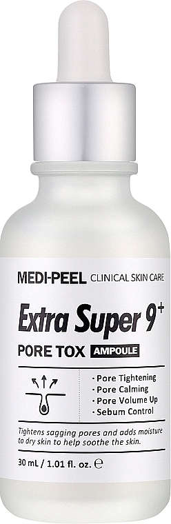 Пілінг-сироватка для обличчя для очищення та звуження пір - Medi-Peel Extra Super 9 Plus Pore Tox Ampoule — фото N1