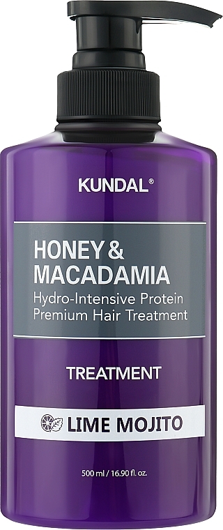 Кондиціонер для волосся "Lime Mohito" - Kundal Honey & Macadamia Treatment — фото N1