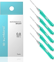 Щітки для міжзубних проміжків, 0,8 мм - Symbioral Interdental Brush ISO 1 — фото N1