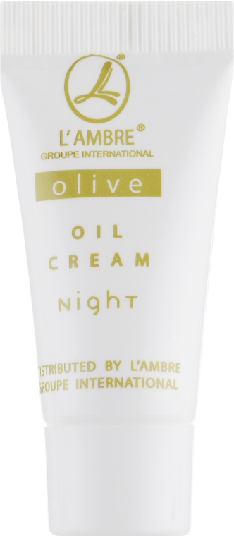 Нічний крем для обличчя - Lambre Olive Oil Line Oil Cream Night (пробник)