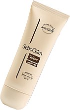 Парфумерія, косметика Зволожуючий крем для темної шкіри - SeboCalm Triple Medium SPF29 (міні)