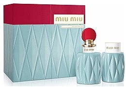 Духи, Парфюмерия, косметика Miu Miu Eau - Набор (edp/100ml + b/lot/100ml)