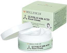 Духи, Парфюмерия, косметика Восстанавливающий крем для лица с гликолевой кислотой - Hollyskin Glycolic AHA Acid Face Cream