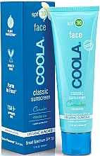 Увлажняющий крем для лица - Coola Classic Face Sunscreen Moisturizer SPF30 — фото N1