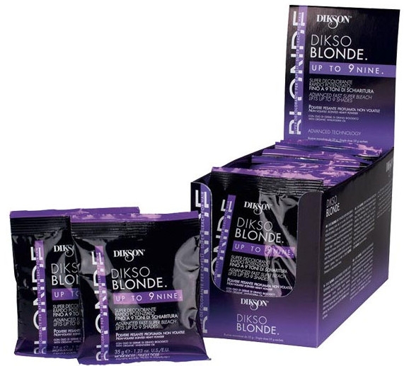 Усиленный осветляющий порошок для волос - Dikson Dikso Blonde Bleaching Powder Up To 9 — фото N3