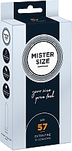 Парфумерія, косметика Презервативи латексні, розмір 57, 10 шт. - Mister Size Extra Fine Condoms