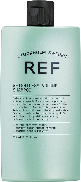 Шампунь для объема волос, pH 5,5 - REF Weightless Volume Shampoo — фото N2