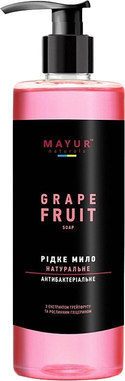 Антибактериальное жидкое мыло "Грейпфрут" - Mayur  — фото N2