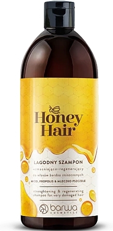Шампунь для поврежденных волос - Barwa Honey Hair Shampoo — фото N1