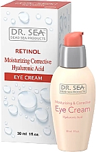 Зволожувальний і коригувальний крем для очей з ретинолом і гіалуроновою кислотою - Dr. Sea Retinol Moisturizing Corrective Hyaluronic Acid Eye Cream — фото N1