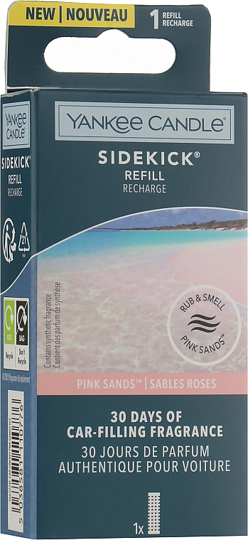 Освежитель воздуха для автомобилей - Yankee Candle Pink Sands Refill (сменный блок) — фото N1
