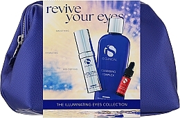 Парфумерія, косметика Набір - iS Clinical The Illuminating Eyes Collection (ser/3.75ml + f/gel/180ml + eye/cr/15g+ pouch)