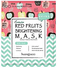Осветляющая тканевая маска для лица - Huangjisoo Red Fruits Brightening Mask — фото N1