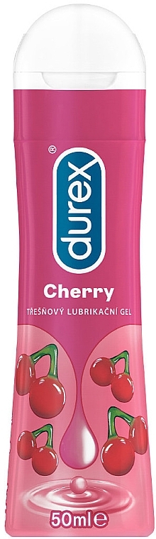 Інтимний гель-змазка зі смаком та ароматом вишні (лубрикант) - Durex Play Cherry — фото N6