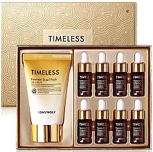 Парфумерія, косметика Набір - Tony Moly Timeless Ferment Snail Ampoule Set (8xampoule/4ml + pack/50ml)