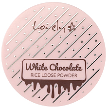 Фиксирующая рисовая пудра для лица - Lovely White Chocolate Loose Powder — фото N1