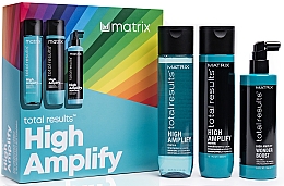 Парфумерія, косметика Набір - Matrix Total Results High Amplify (shmp/300ml + h/cond/300ml + h/spr/250ml)