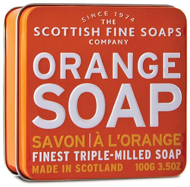 Мыло "Апельсин" - Scottish Fine Soaps Orange Soap Tin — фото N1