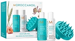 Набор - MoroccanOil Scalp Care Trio (shm/70ml + h/cond/70ml + scalp/brush/1pc) — фото N1