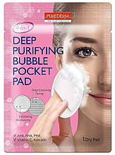Парфумерія, косметика Пілінг-серветка - Purederm Deep Purifying Bubble Pocket Pad