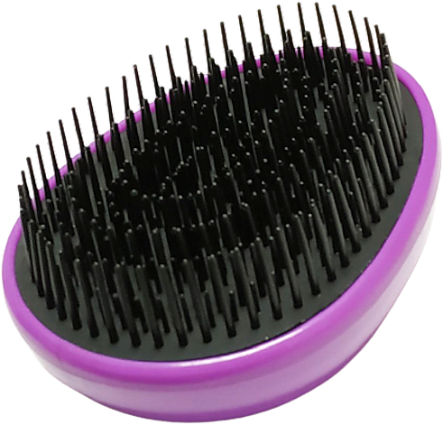 Щетка для волос CS047 мини, фиолетовая - Cosmo Shop