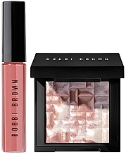 Набор - Bobbi Brown Glide And Glow Lip & Cheek Set (high/powder/3g + lip/gloss/6ml) — фото N2