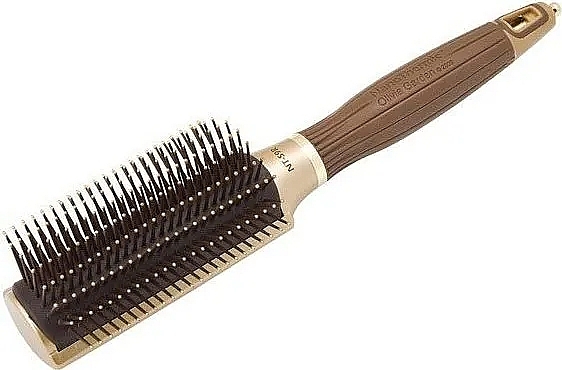 Щетка для волос - Olivia Garden Expert Style Control Nylon Gold &Brown — фото N1