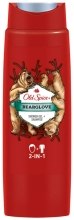 Духи, Парфюмерия, косметика УЦЕНКА Шампунь-гель для душа 2в1 - Old Spice Bearglove Shower Gel + Shampoo *