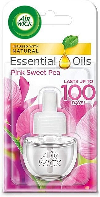 Змінний блок для освіжувача повітря - Air Wick Essential Oils Pink Sweet Pea — фото N1