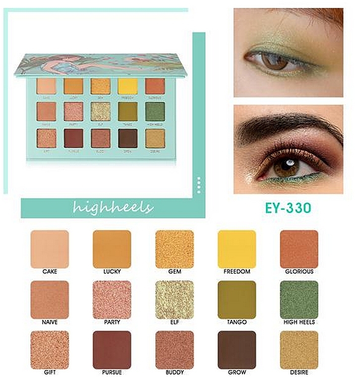 Imagic High Heels 15 Color Eyeshadow Palette