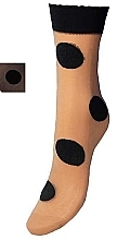 Парфумерія, косметика Шкарпетки жіночі з малюнком, "Blob", 20 Den, nero/nero - Knittex