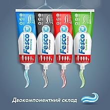 Зубная паста "Деликатное отбеливание" - Fesco Charcoal — фото N4
