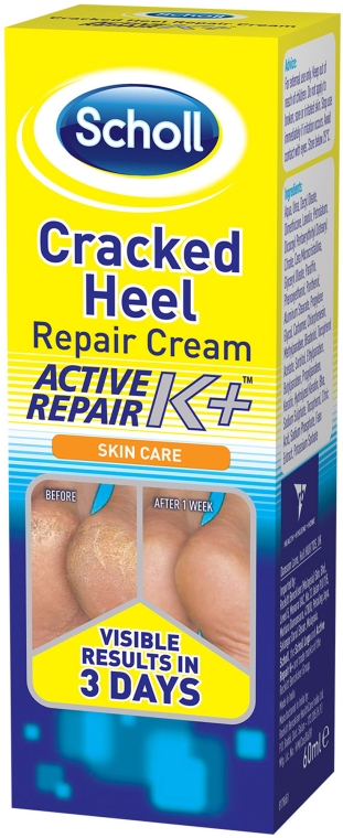 Відновлюючий крем для потрісканої шкіри п'ят - Scholl Cracked Heel Repair Cream — фото N1