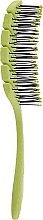 Массажная био-расческа для волос "Зеленая", мини - Solomeya Scalp Massage Bio Hair Brush Green Mini — фото N3