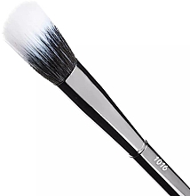 Пензлик для макіяжу, 1016 - Maiko Luxury Grey Duo Fibere Multifunction Brush — фото N2